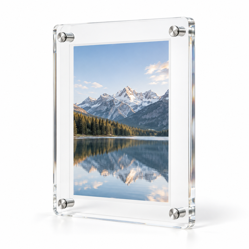 Acrylic Floating Photo Frame
