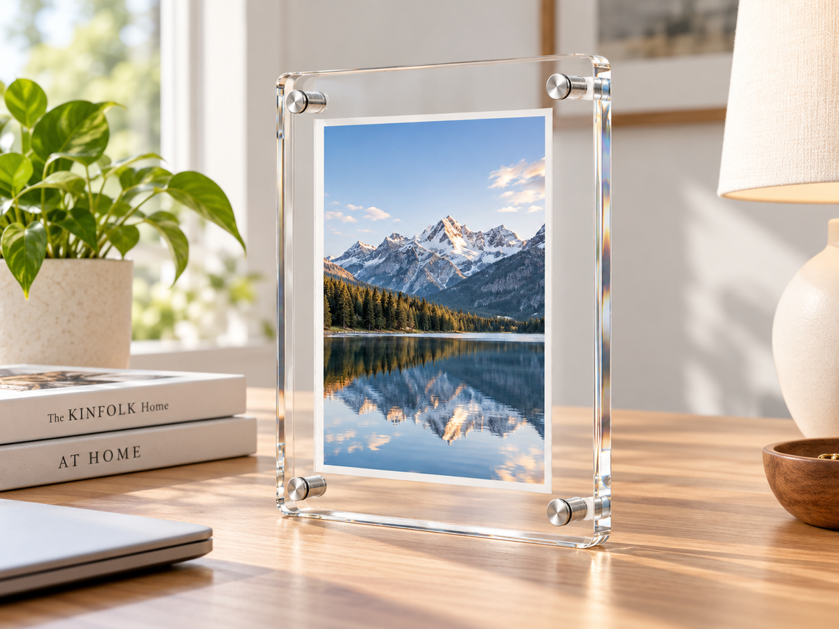 Acrylic Floating Photo Frame